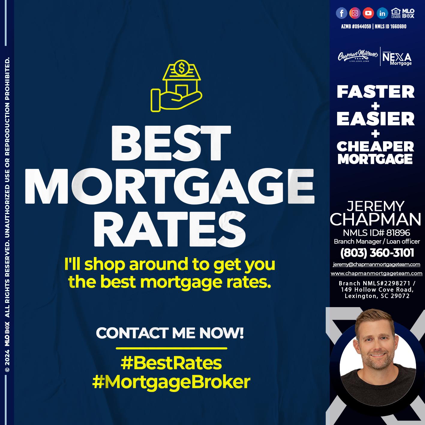 BEST MORTGAGE - Jeremy Chapman -Branch Loan Officer