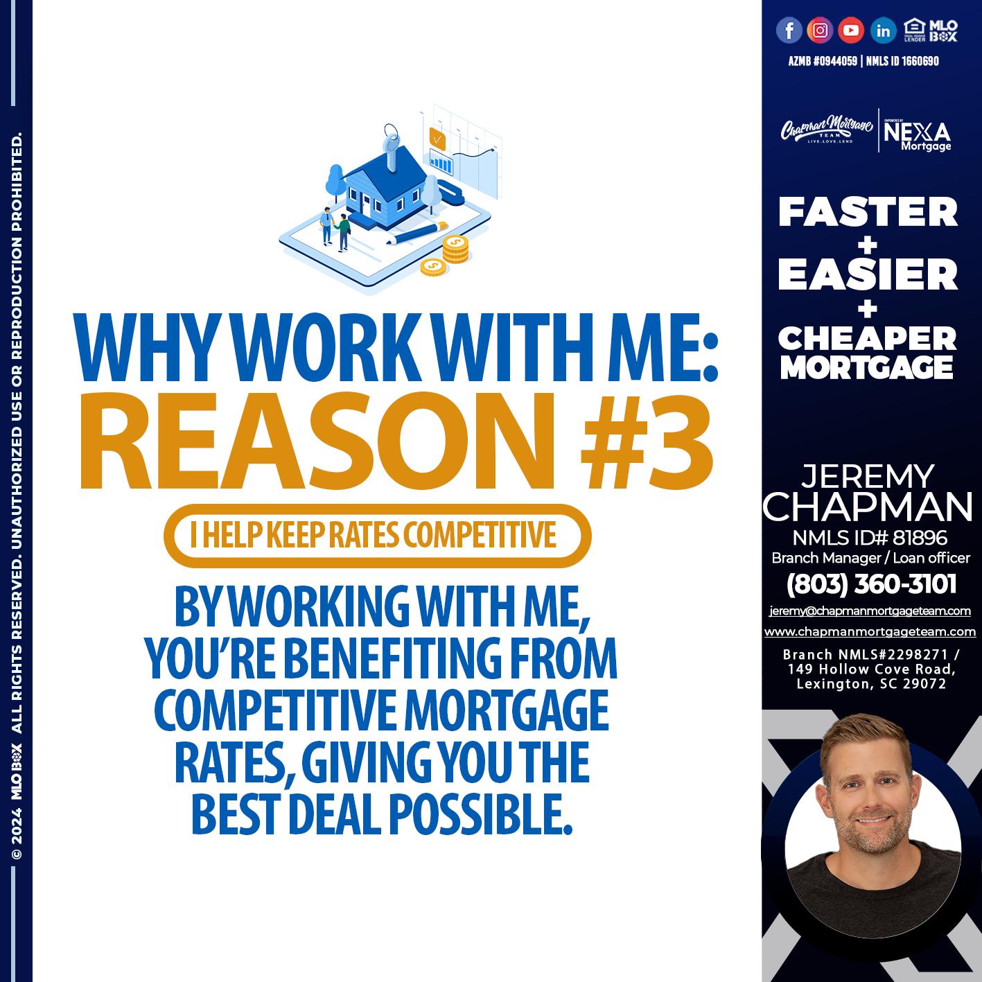 REASON 3 DP - Jeremy Chapman -Branch Loan Officer