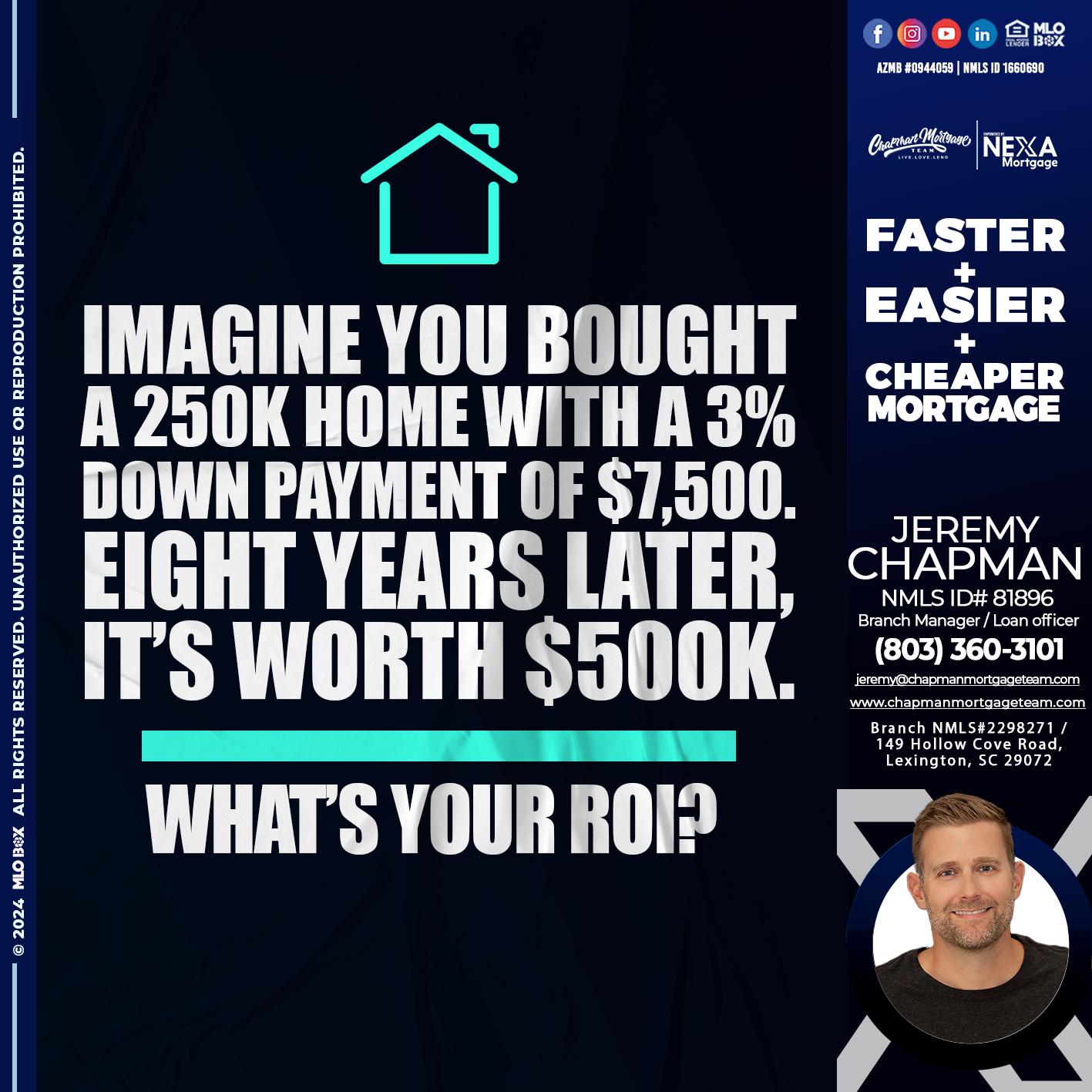 IMAGINE YOU BOUGHT - Jeremy Chapman -Branch Loan Officer