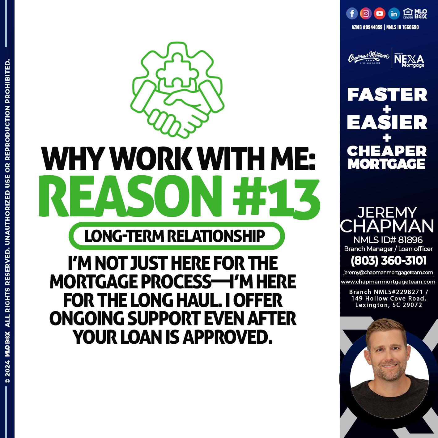 R13 - Jeremy Chapman -Branch Loan Officer
