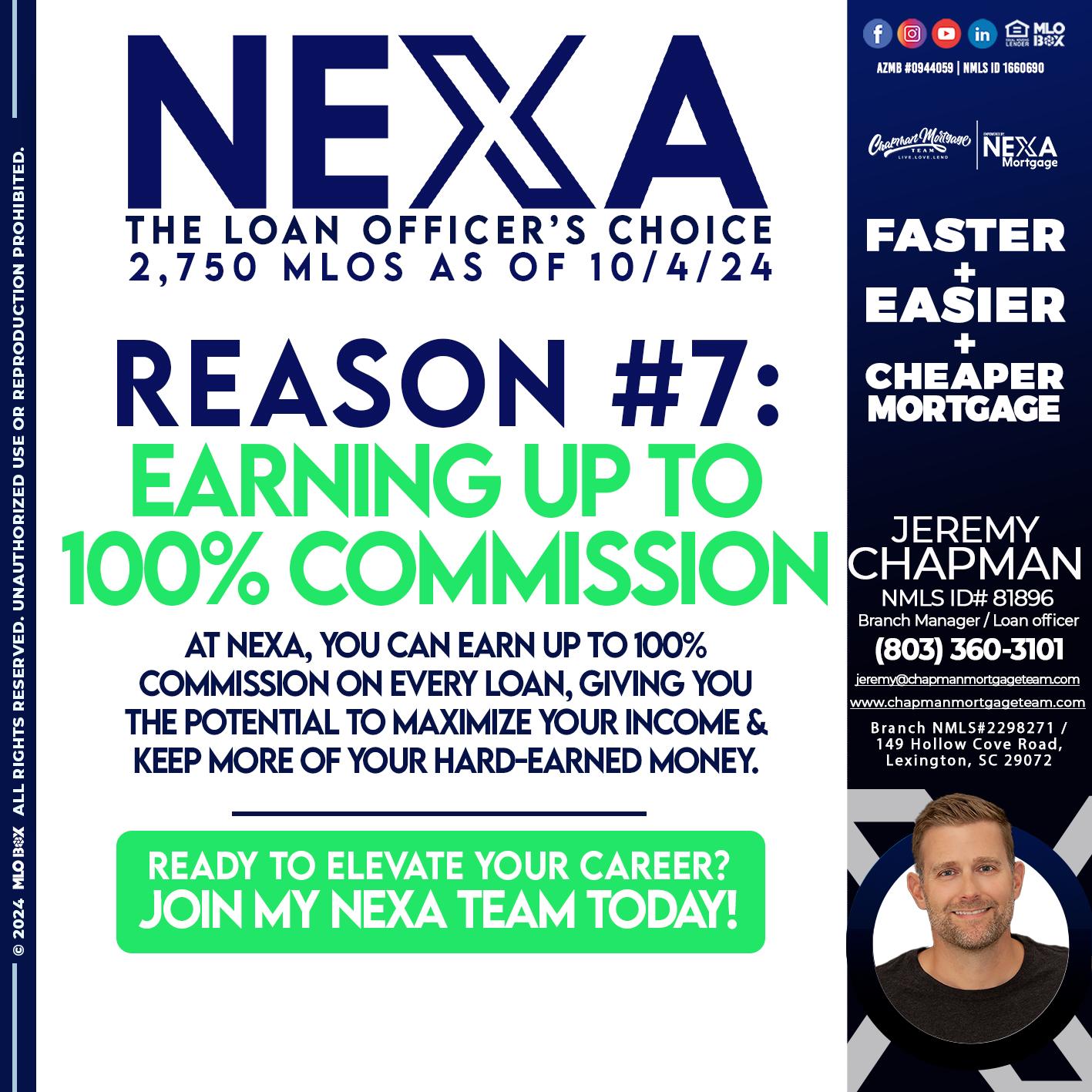 loan officer choice reason 7 - Jeremy Chapman -Branch Loan Officer