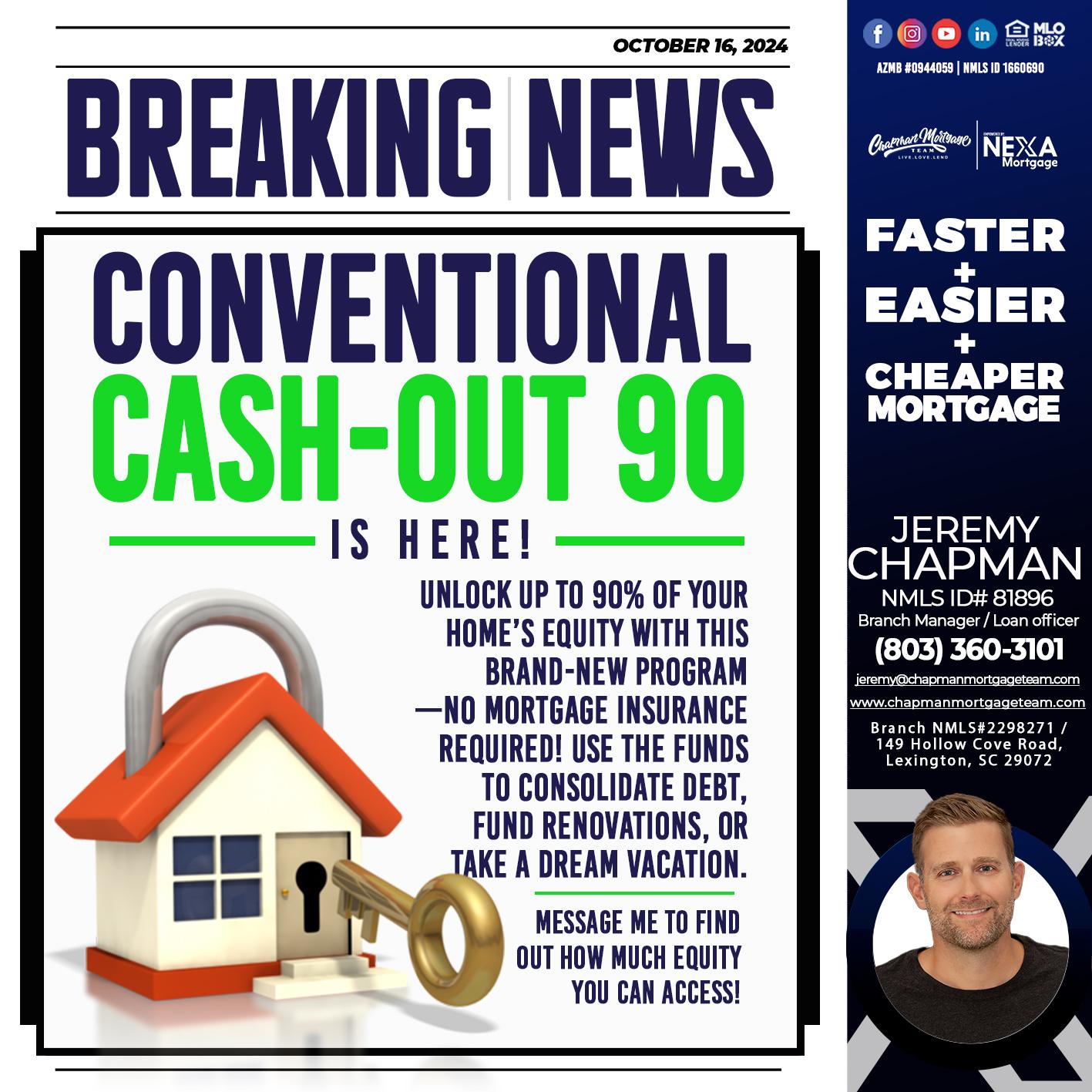 BREAKING NEWS - Jeremy Chapman -Branch Loan Officer