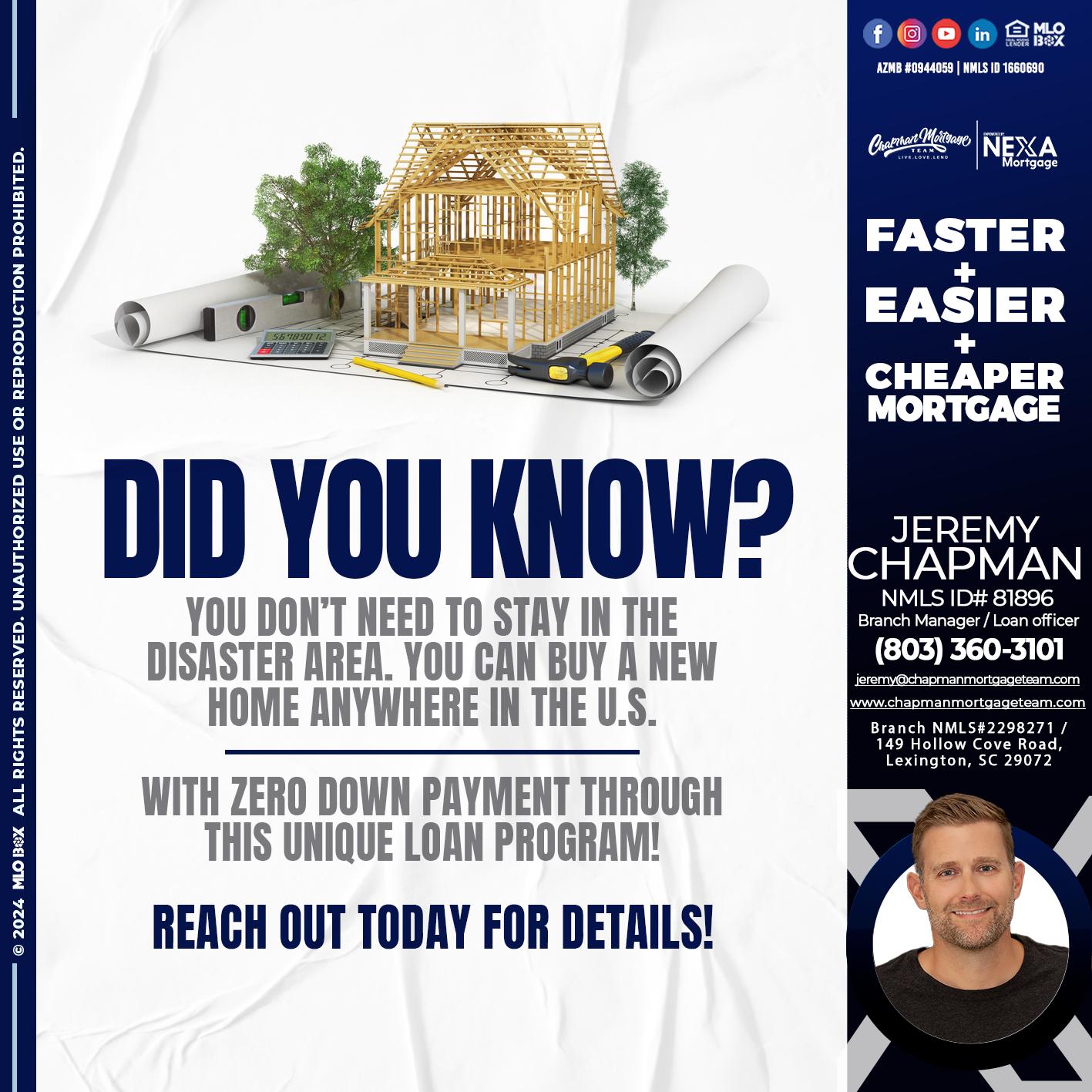 DID YOU KNOW - Jeremy Chapman -Branch Loan Officer