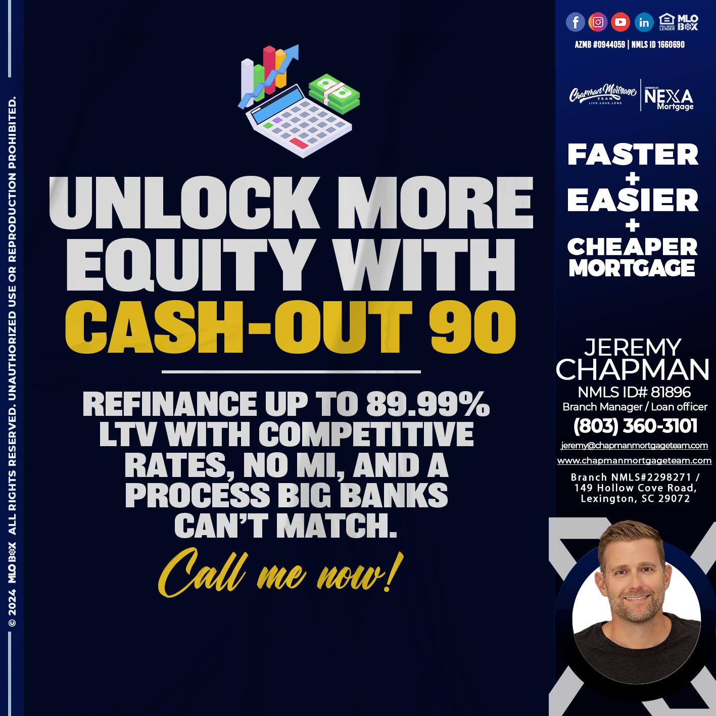 UNLOCK MORE - Jeremy Chapman -Branch Loan Officer