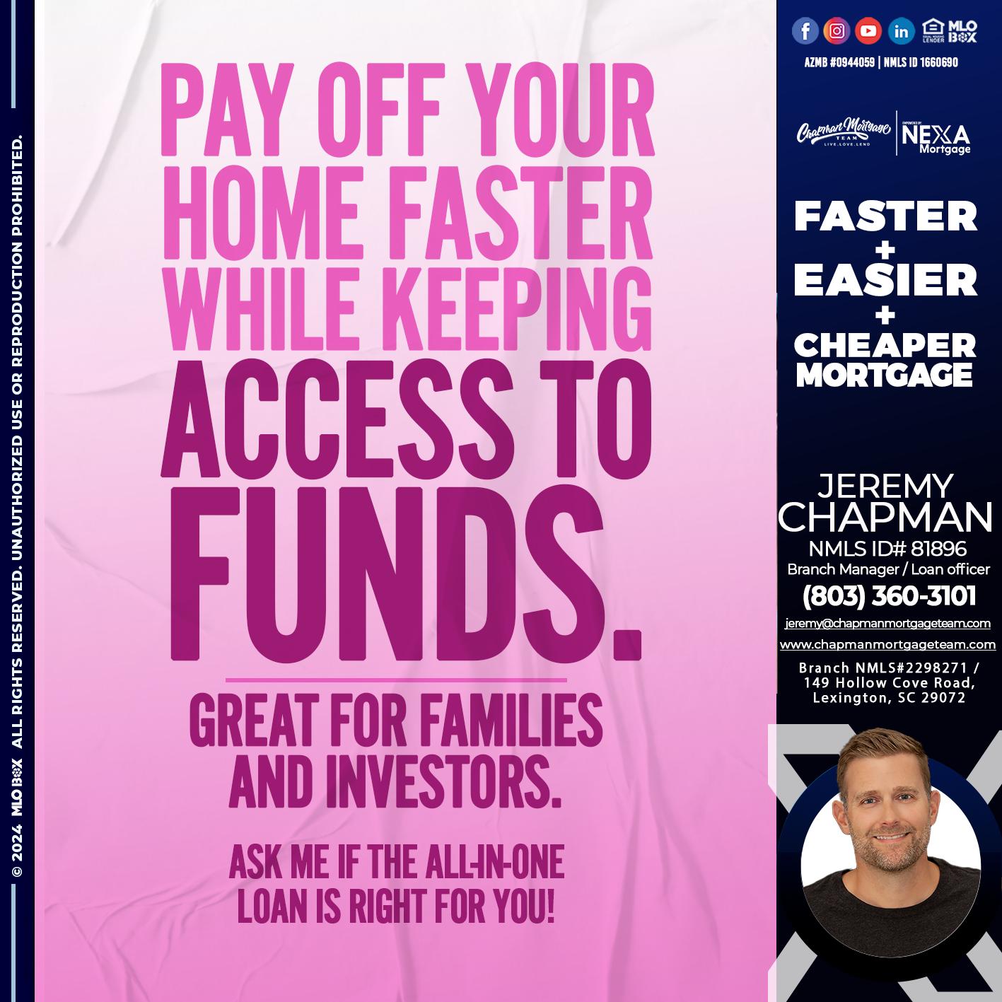 PAY OFF - Jeremy Chapman -Branch Loan Officer