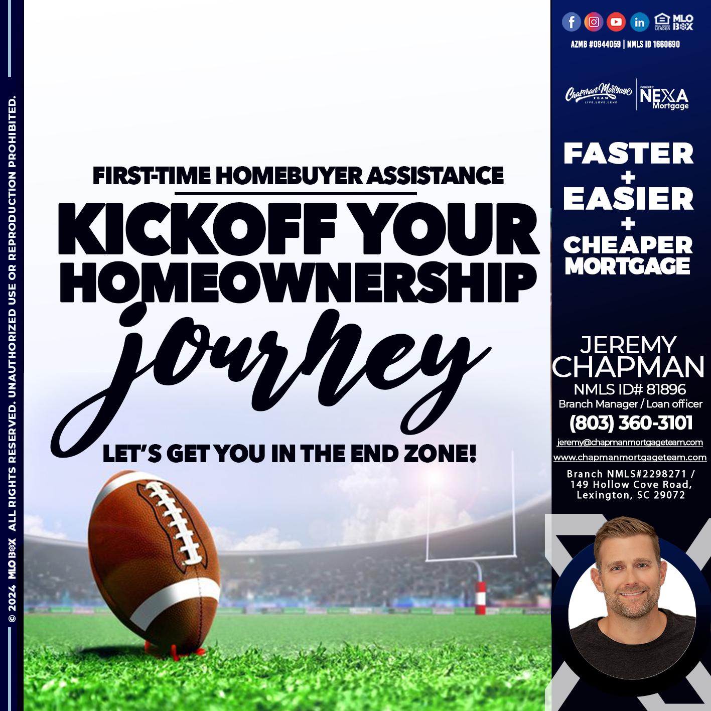 kick off - Jeremy Chapman -Branch Loan Officer