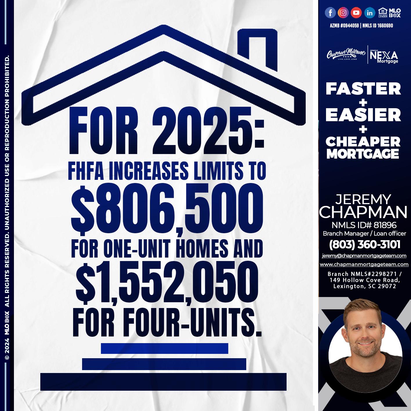 FOR 2025 - Jeremy Chapman -Branch Loan Officer