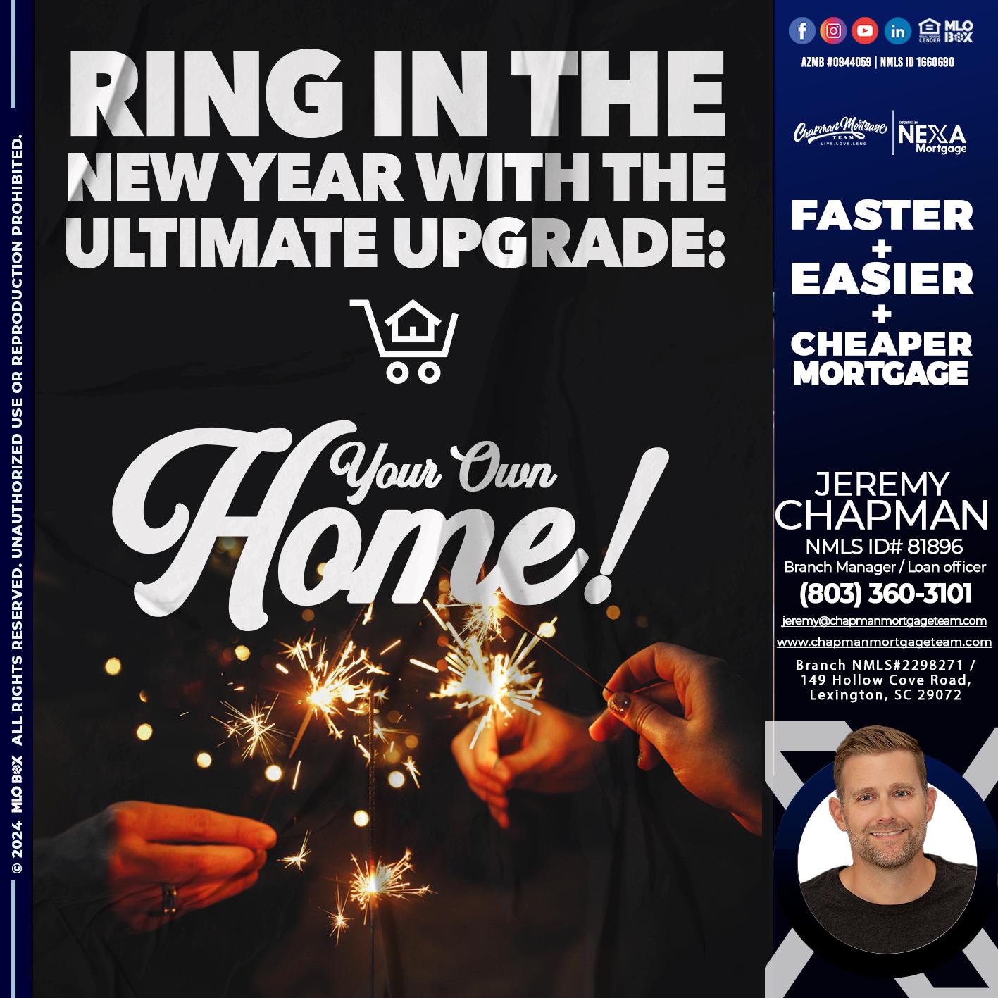 RING IN THE NEW - Jeremy Chapman -Branch Loan Officer