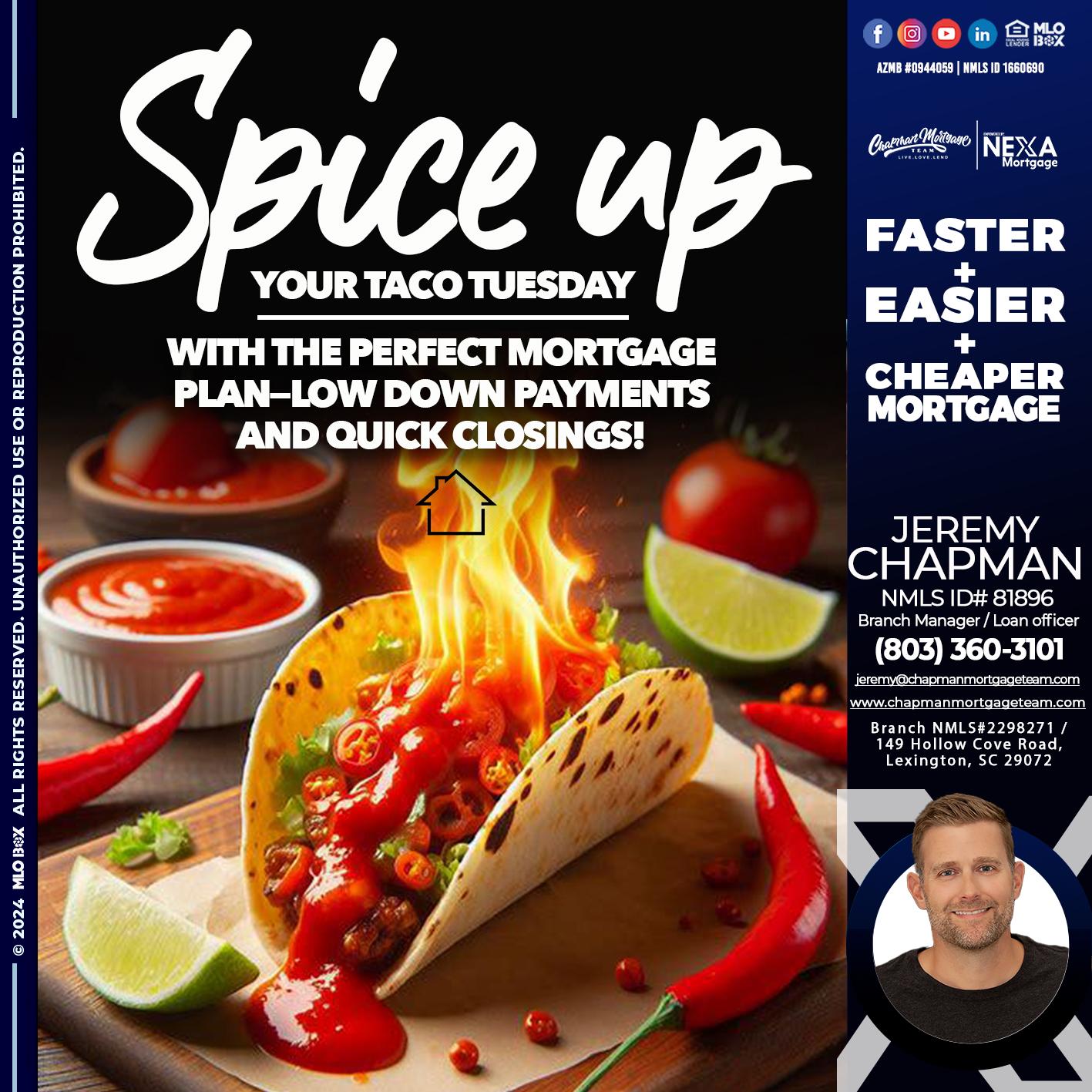 spice up - Jeremy Chapman -Branch Loan Officer
