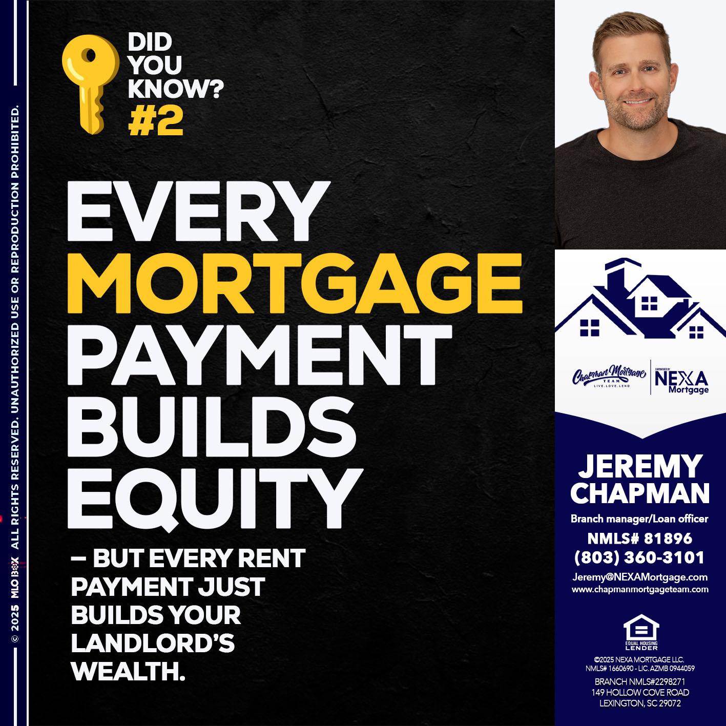 DID YOU KNOW? - Jeremy Chapman -Branch Loan Officer