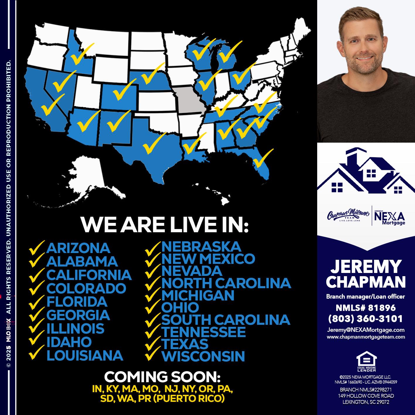 New Mexico live - Jeremy Chapman -Branch Loan Officer